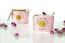 Cargar imagen en el visor de la galería, Tarro Ceramico Sal de Ibiza y Rosas PINK