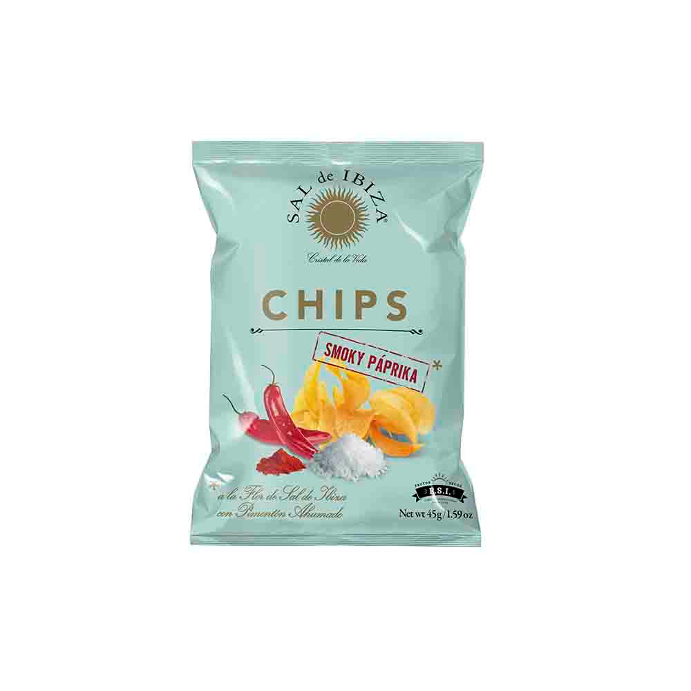 Patatas Chips con Paprika Sal de Ibiza bolsa pequeña