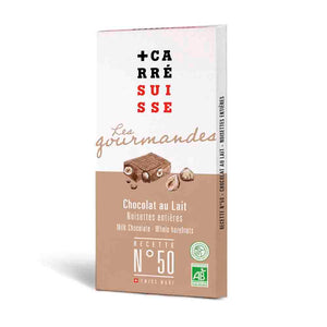 Tableta de Chocolate con leche y avellanas Carré Suisse