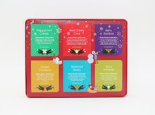 Cargar imagen en el visor de la galería, Caja Metálica roja de Tés Ecológicos Edición Limitada NAVIDAD 36 Bolsitas English Tea Shop
