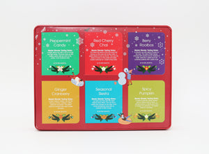 Caja Metálica roja de Tés Ecológicos Edición Limitada NAVIDAD 36 Bolsitas English Tea Shop