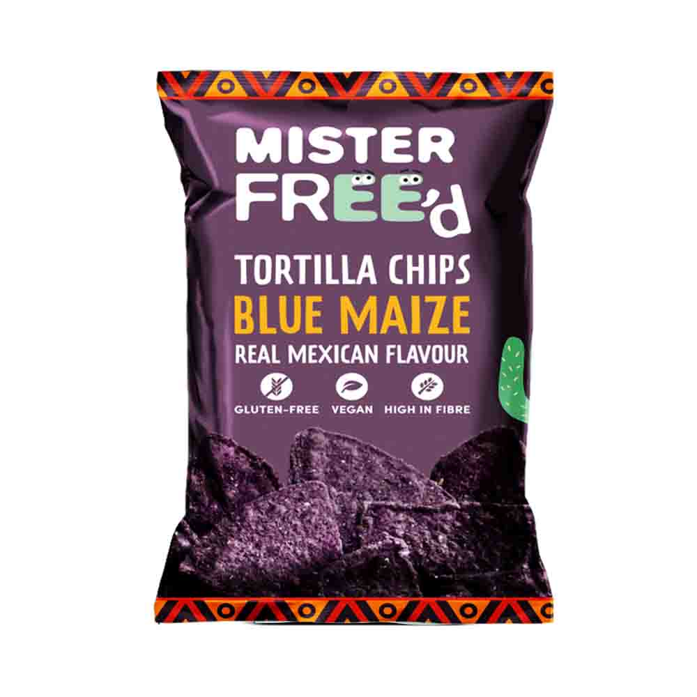 Tortilla chips maiz azul Mr Freed