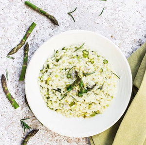 Risotto Italiano con Espárragos Gli Aironi