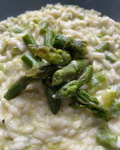 Risotto Italiano con Espárragos Gli Aironi