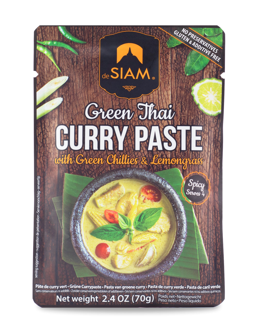 Pastas de curry VERDE THAI DESIAM