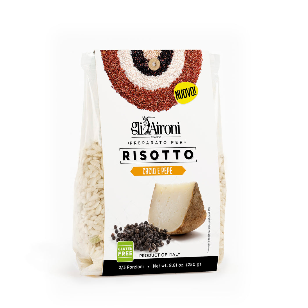 Risotto Italiano con Queso Pecorino y Pimienta Negra