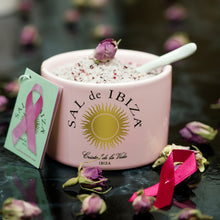 Cargar imagen en el visor de la galería, Tarro ceramico Flor de Sal de Ibiza y Rosas
