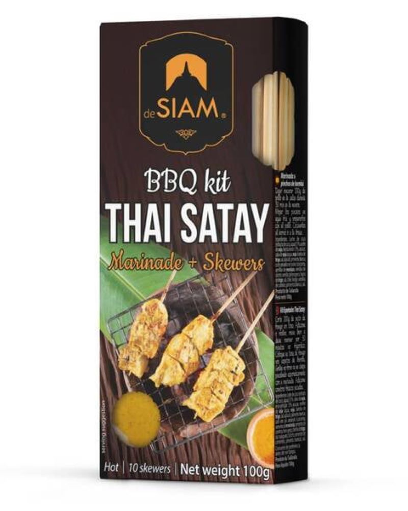 Kit para preparar Pollo Satay deSiam